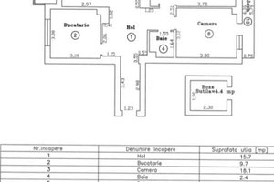Apartament de vanzare, 3 camere, 74mp, zona P-ta Unirii, Timisoara